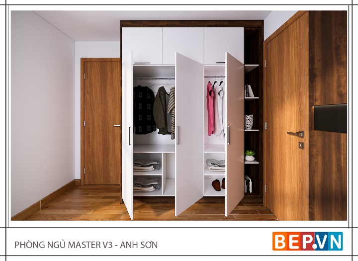 tủ quần áo acrylic bền đẹp hiện đại