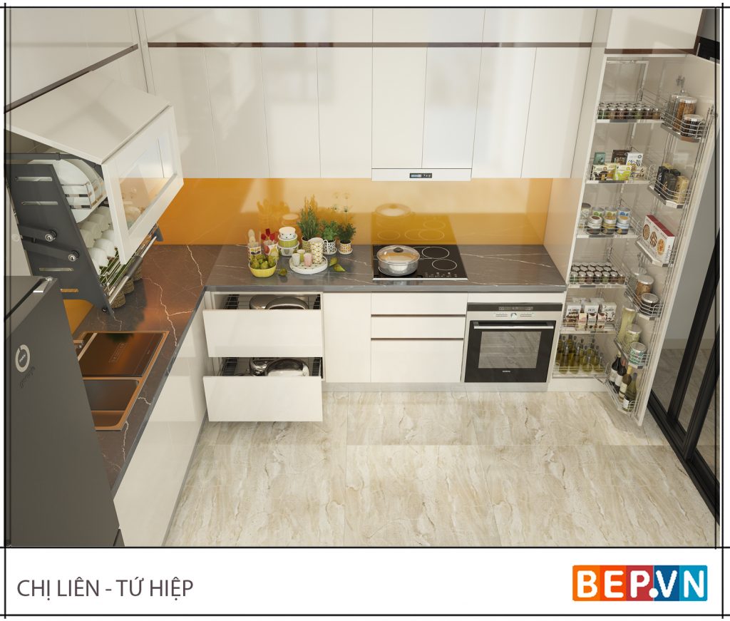 Thiet-ke-tu-bep-dep-hien-dai-nha-chi Lien-Tu-Hiep