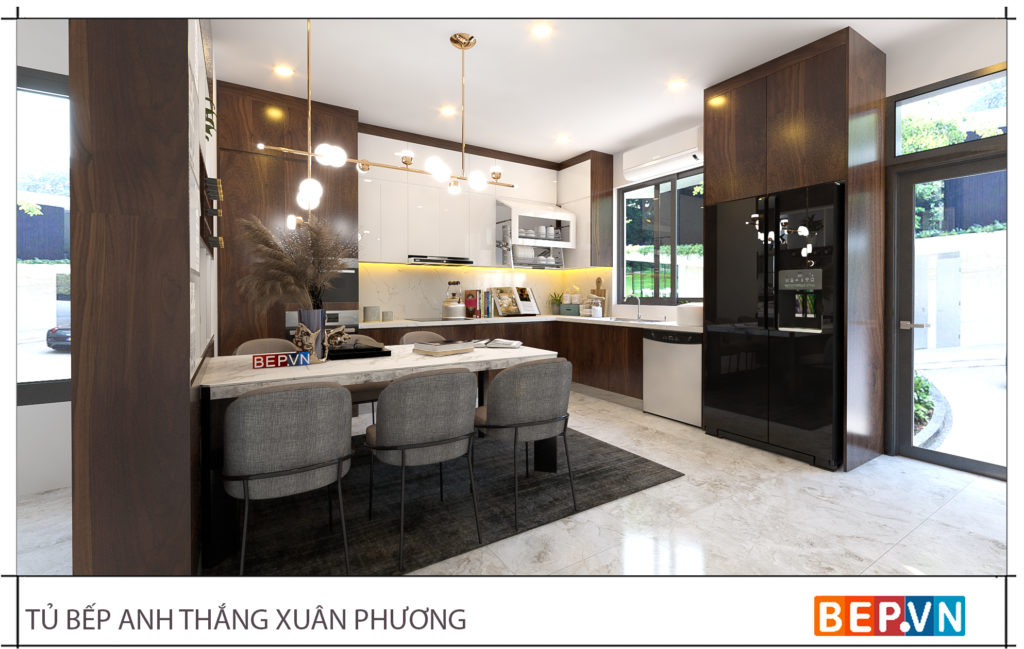 mau tu bep hien dai nha anh thang xuan phuong