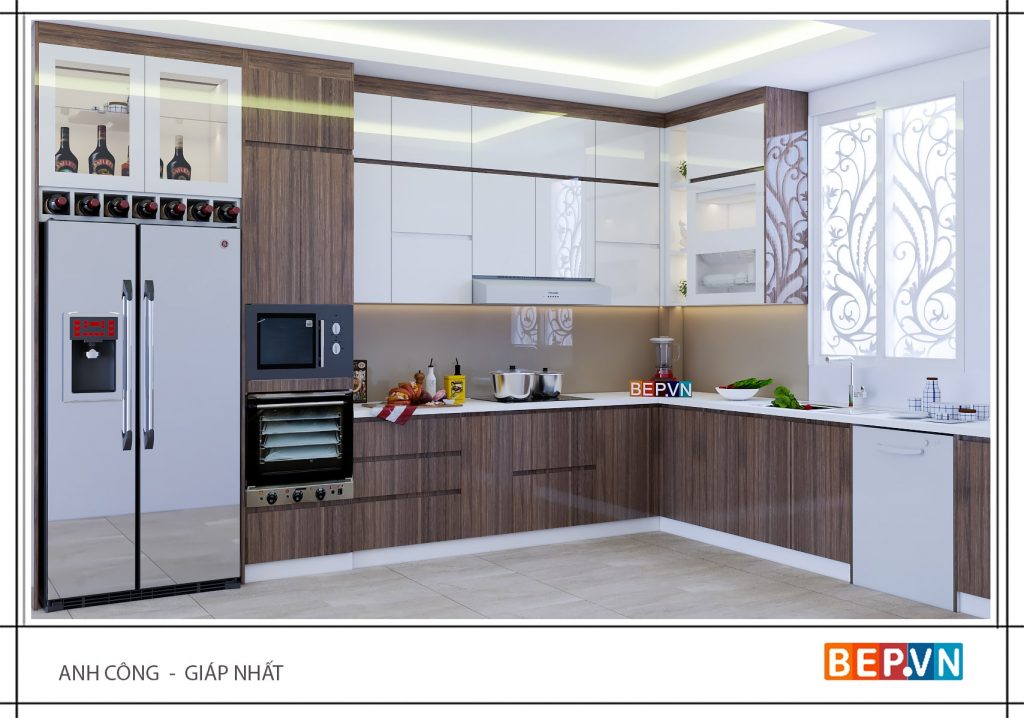 Tủ bếp đẹp hiện đại cho mọi không gian nhà bếp
