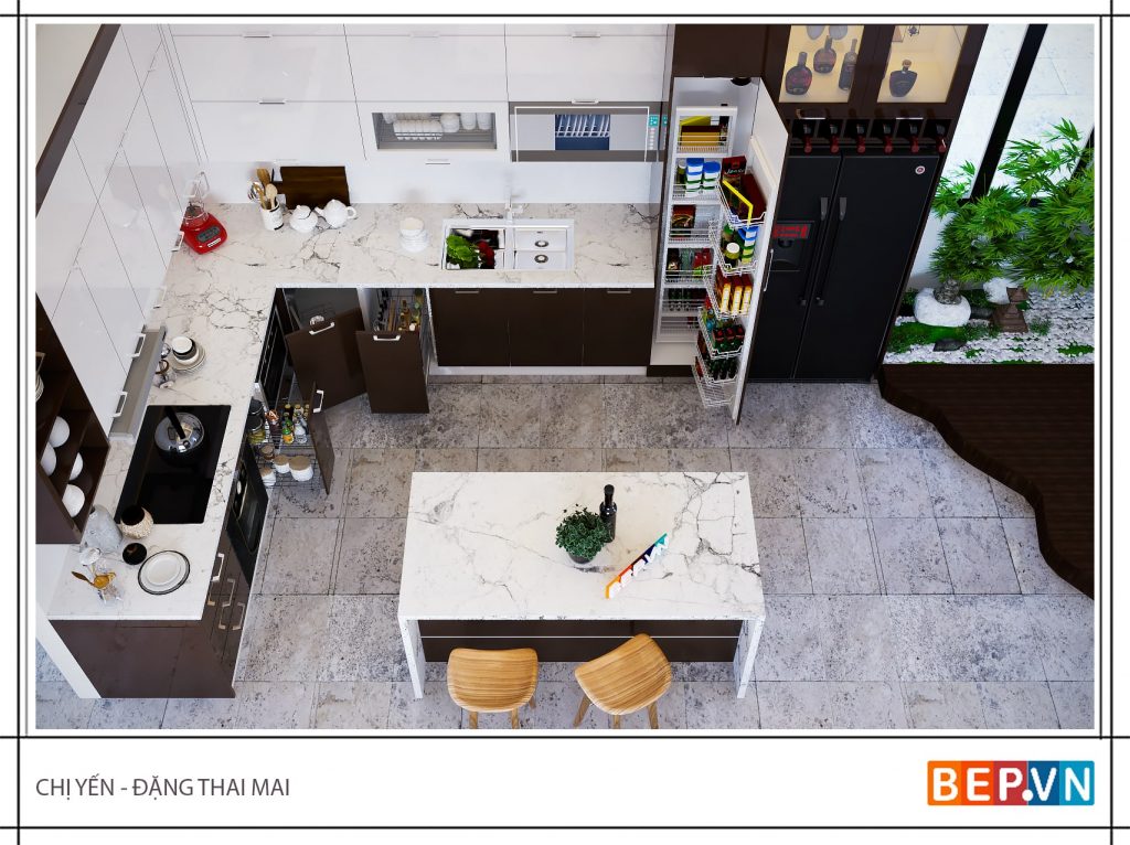 Tủ bếp đẹp hiện đại cho mọi không gian nhà bếp