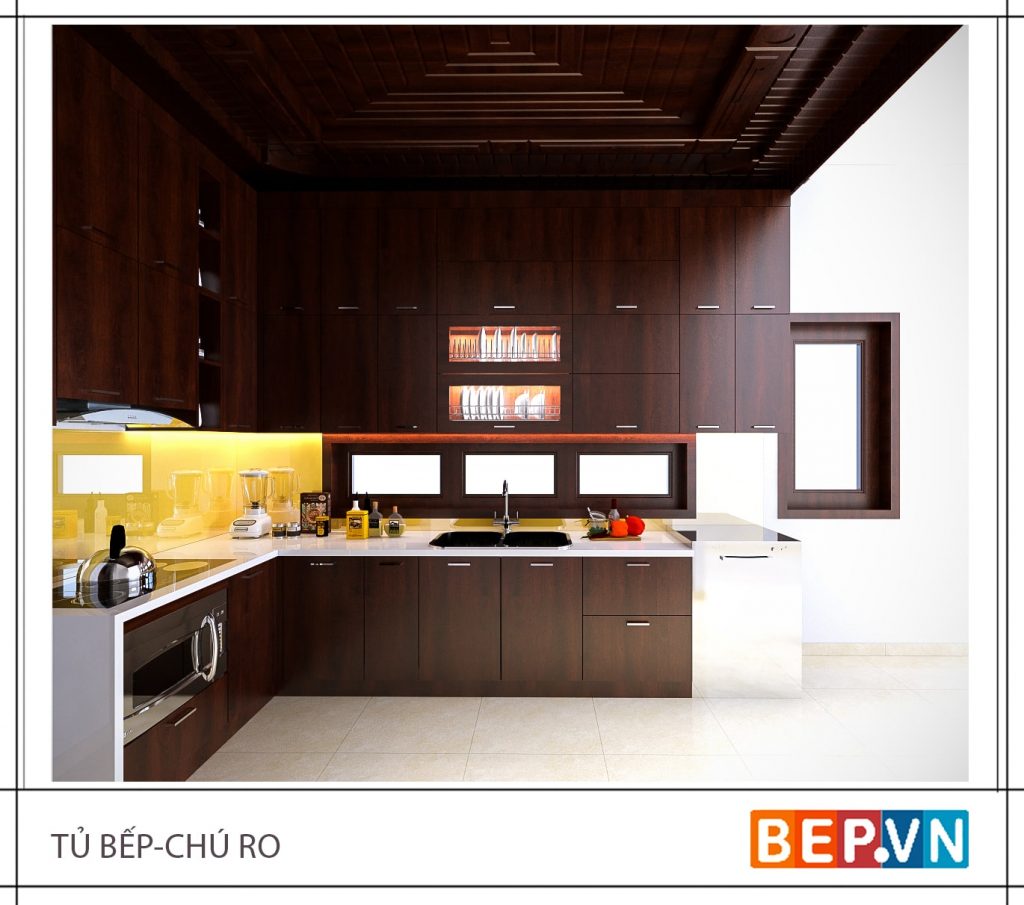Tủ bếp đẹp hiện đại cho mọi không gian nhà bếp