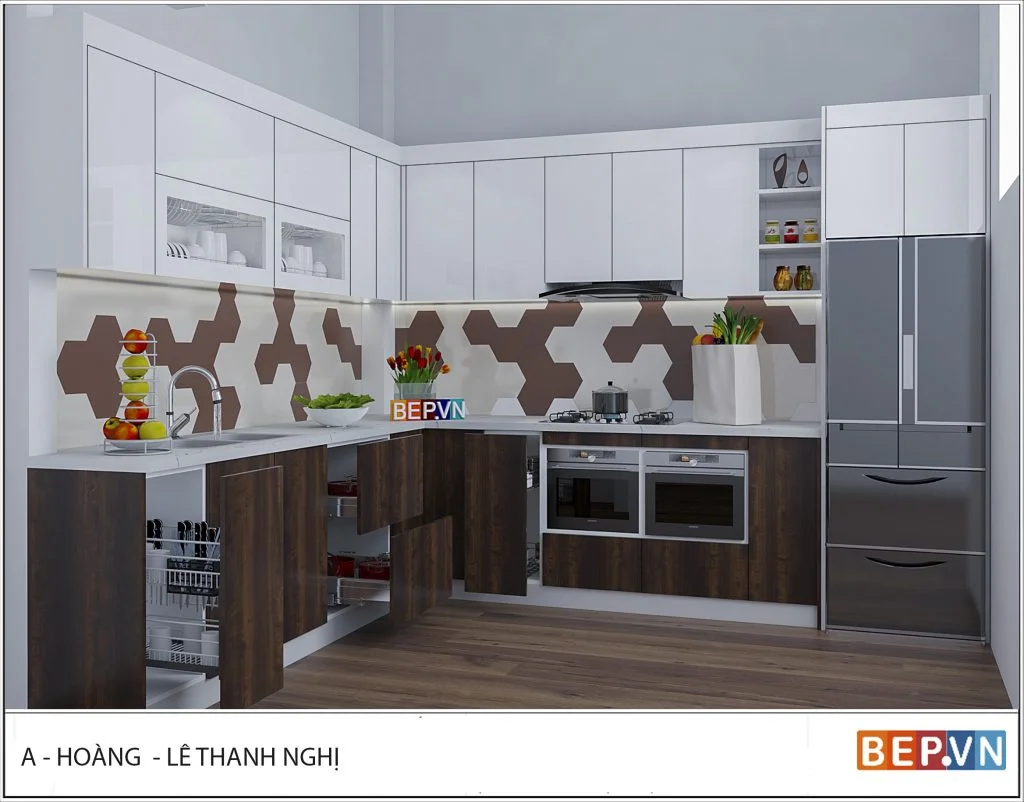 Mách bạn cách lựa chọn màu tủ bếp theo phong thủy