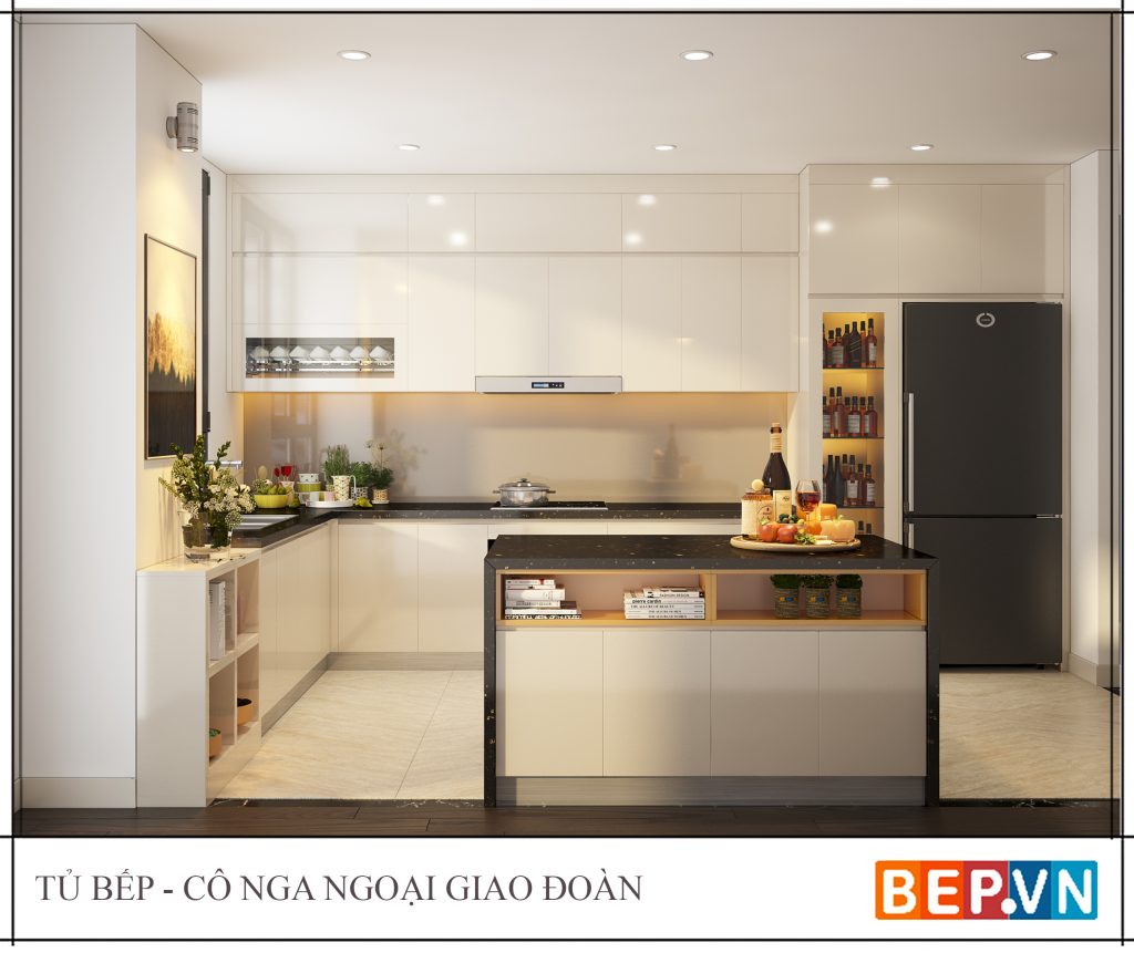 Thiết kế nhà bếp đẹp tối giản1 | Bep.vn
