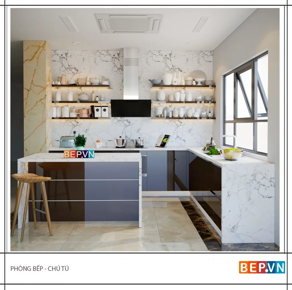 50+ Mẫu thiết kế nội thất phòng bếp đẹp, hiện đại, đơn giản và thông minh