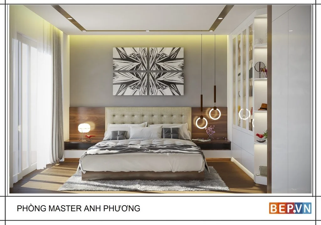 26+ Mẫu trang trí thiết kế nội thất phòng ngủ đẹp hiện đại, đơn giản, sang  trọng