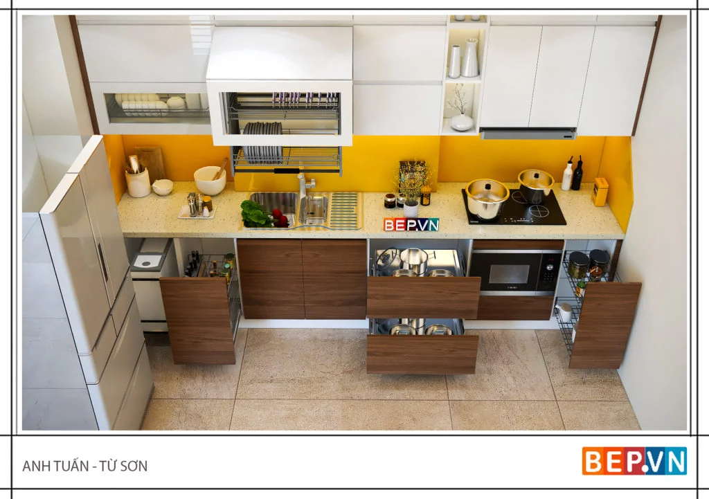 Thiết kế tủ bếp đẹp có thể thực hiện với nhiều kiểu dáng và màu sắc khác nhau để phù hợp với không gian và phong cách của gia đình bạn. Hãy xem hình ảnh để có thêm ý tưởng cho chiếc tủ bếp hoàn hảo của bạn.