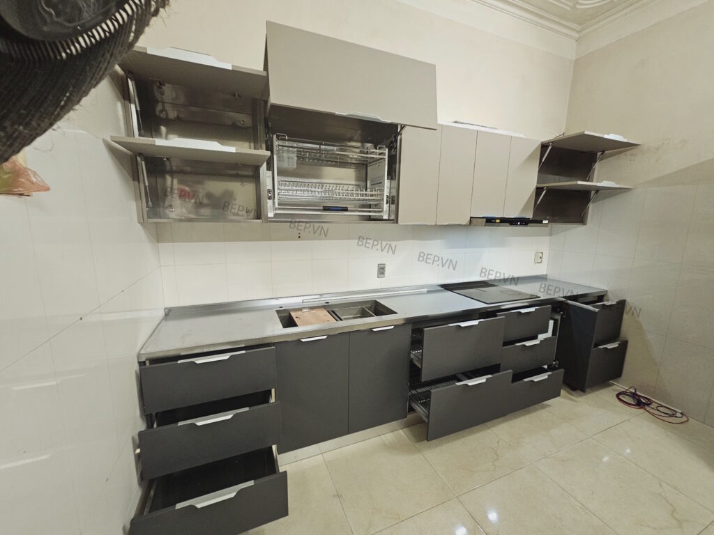 Phụ kiện tủ bếp hiện đại, thông minh, tiện nghi