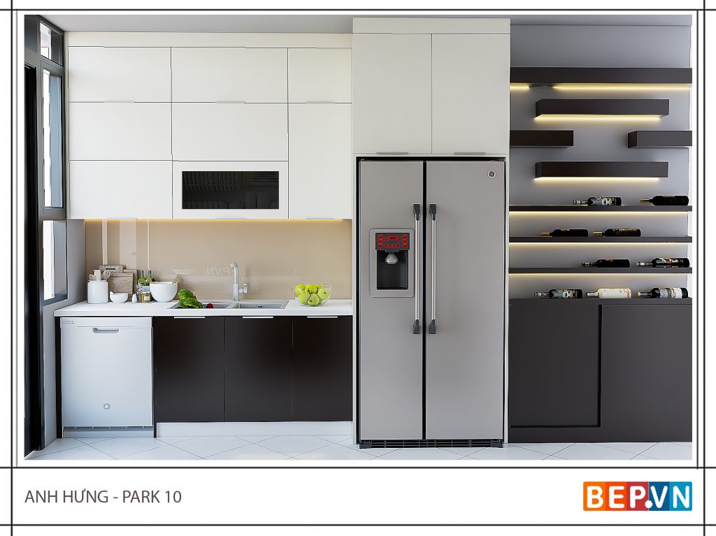 4 thiết kế tủ bếp chữ i thú vị, độc đáo