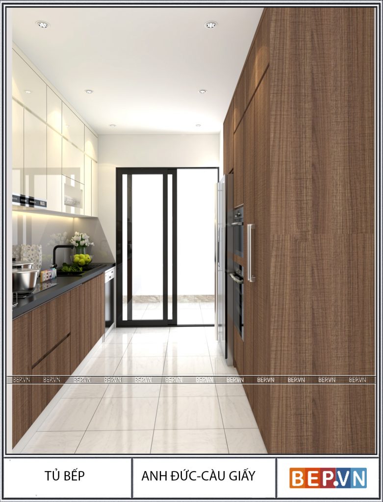 4 thiết kế tủ bếp chữ i thú vị, độc đáo