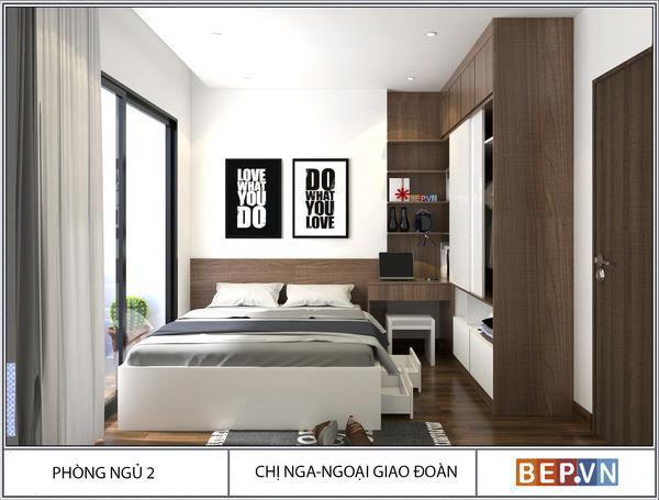 Thiết kế phòng ngủ hiện đại nhà chị Nga - Ngoại giao đoàn Thiết kế phòng ngủ hiện đại nhà chị Nga - Ngoại giao đoàn