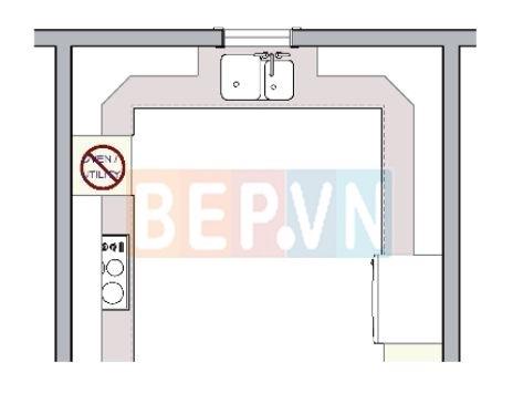 Thiết kế nhà bếp tiện nghi - Đảm bảo sự liên kết giữa các khu vực