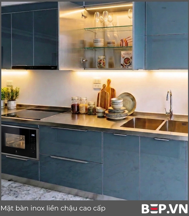 Tủ bếp nhà chị Điệp Tây Hồ 2