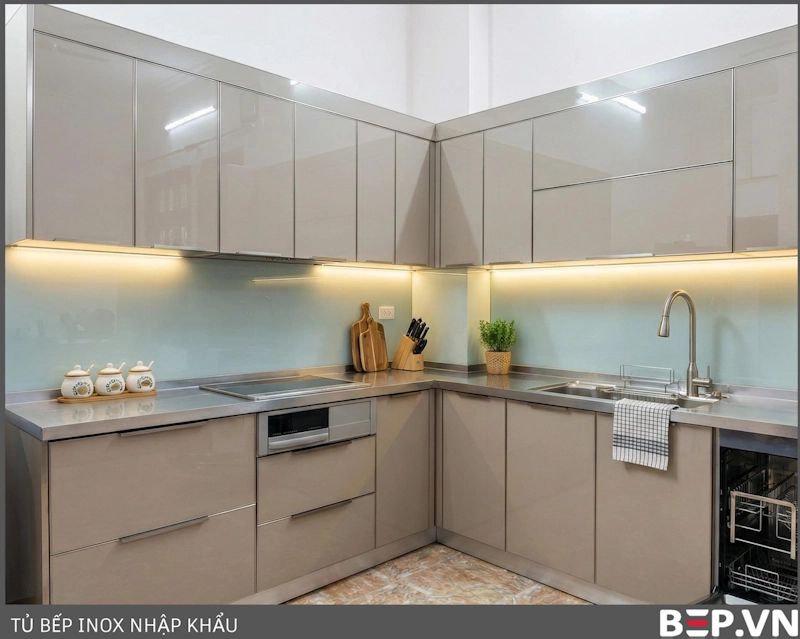 Bếp nhà chị Lan