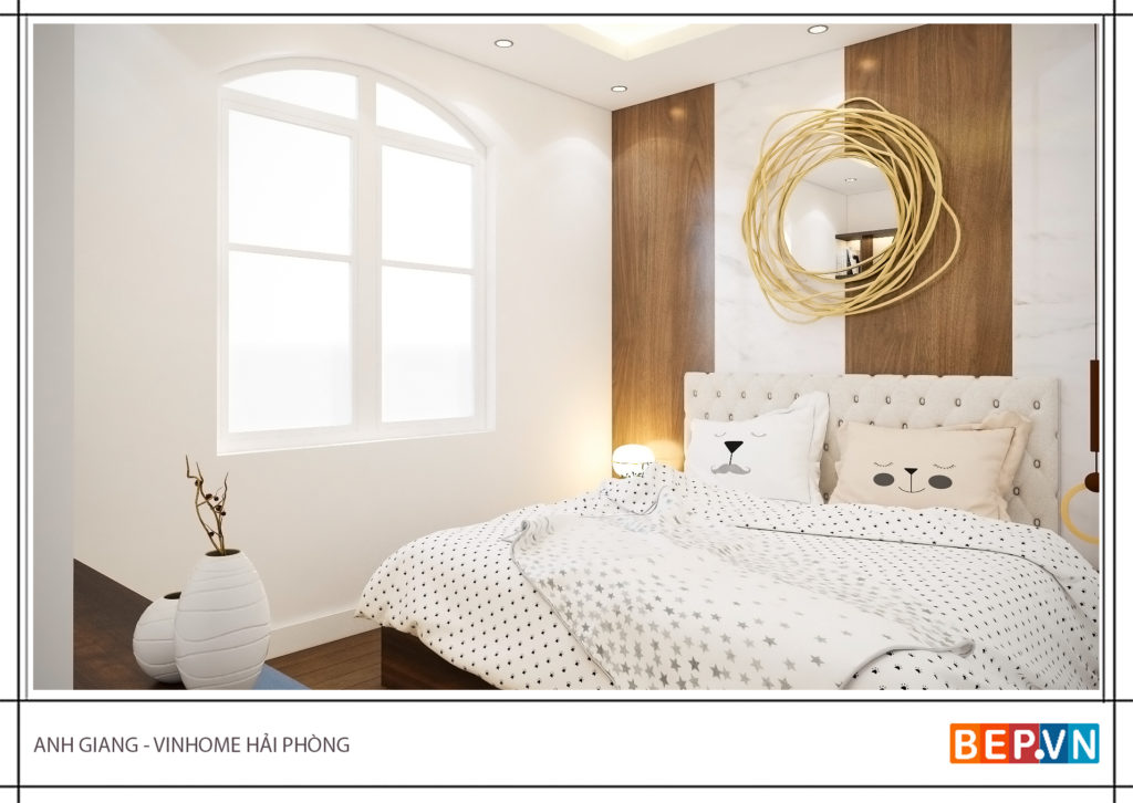 thiết kế nội thất phòng ngủ con gái