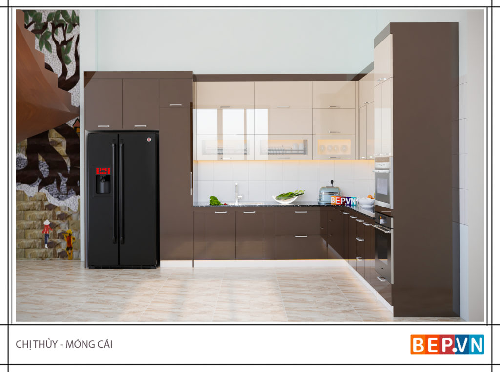 Mẫu thiết kế tủ bếp chữ l được yêu thích năm 2019 8