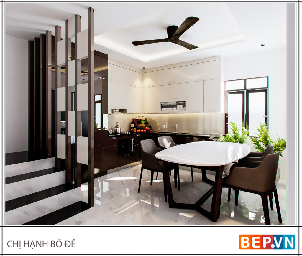 Mẫu thiết kế tủ bếp chữ l được yêu thích năm 2019 9