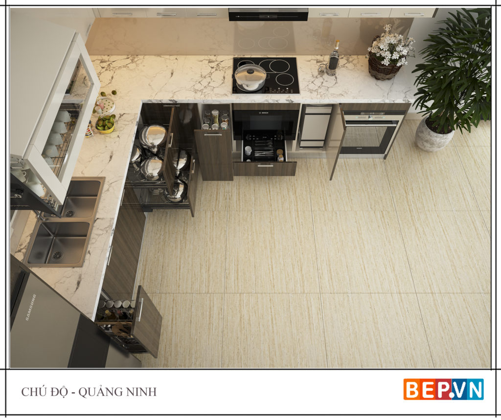 Mẫu thiết kế tủ bếp chữ l được yêu thích năm 2019 22