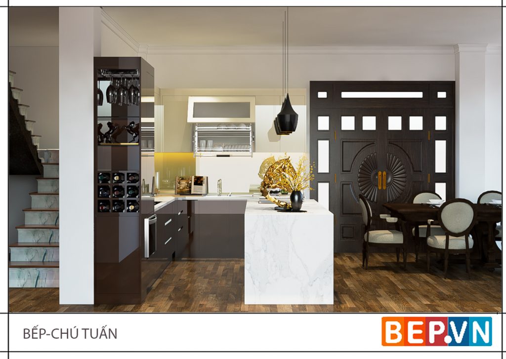 Không gian nhà bếp hiện đại đừng dại bỏ qua ảnh 5