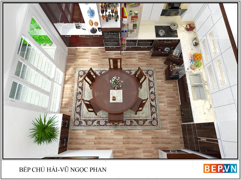 Tủ bếp Acrylic chú Hải - Vũ Ngọc Phan