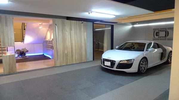 Thiết kế garage ngay trong nhà