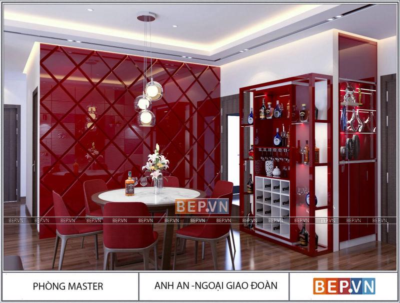 Thiết kế nội thất hiện đại nhà anh An 