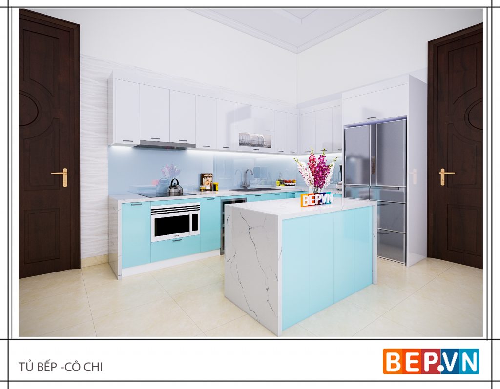 Mách bạn chọn tủ bếp chung cư đẹp mãn nhãn