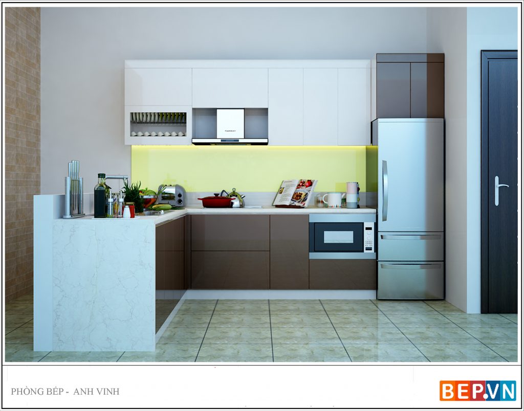 Mách bạn chọn tủ bếp chung cư đẹp mãn nhãn