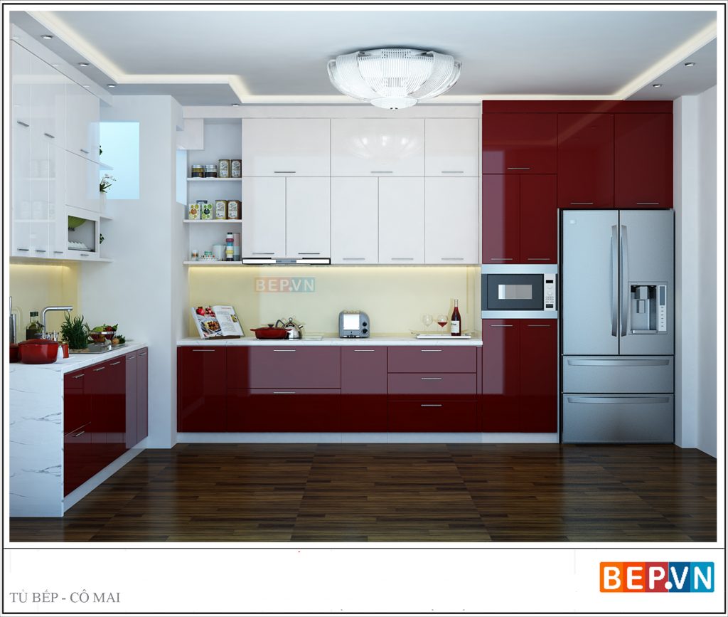 Mách bạn chọn tủ bếp chung cư đẹp mãn nhãn