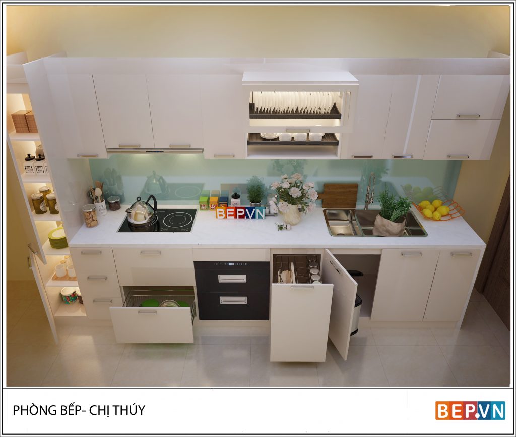 Mách bạn chọn tủ bếp chung cư đẹp mãn nhãn