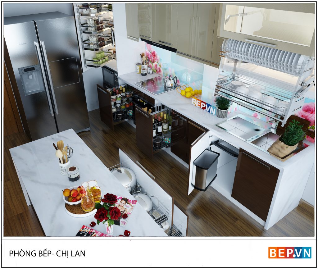 Mách bạn chọn tủ bếp chung cư đẹp mãn nhãn