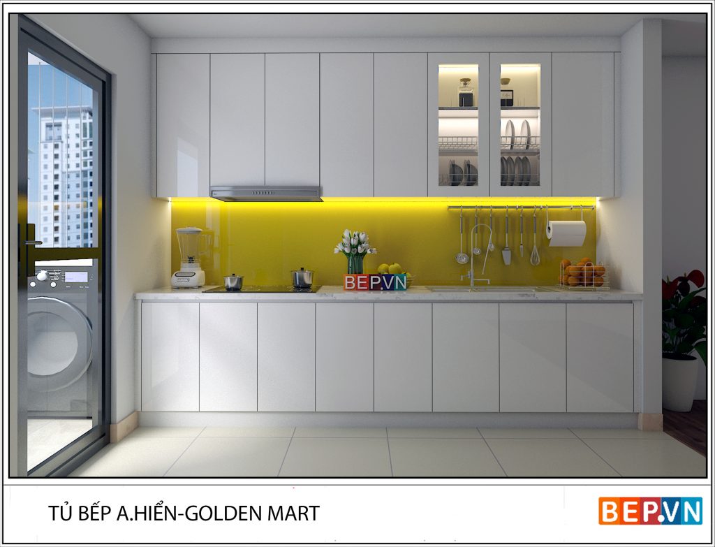 Mách bạn chọn tủ bếp chung cư đẹp mãn nhãn
