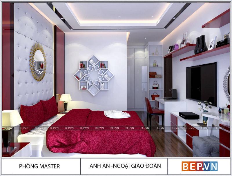 Thiết kế nội thất hiện đại nhà anh An 