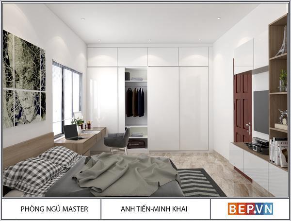 Thiết kế phòng ngủ anh Tiến - Minh khai Thiết kế phòng ngủ anh Tiến - Minh khai