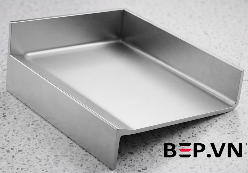Mặt bàn bếp inox đặc 