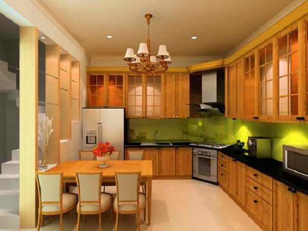 Tạo không gian bếp ấm áp bằng tone màu Pastel