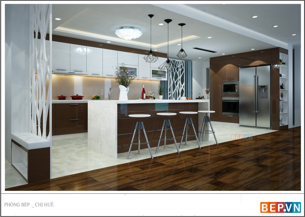 Không gian nhà bếp hiện đại đừng dại bỏ qua ảnh 2