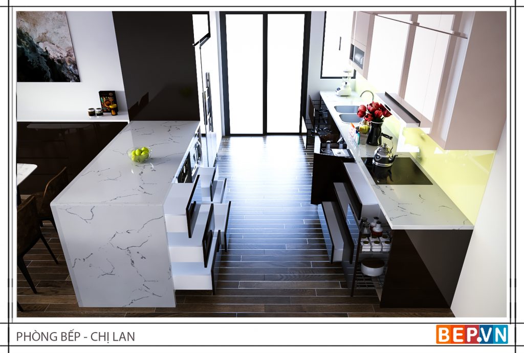 Không gian nhà bếp hiện đại đừng dại bỏ qua ảnh 8