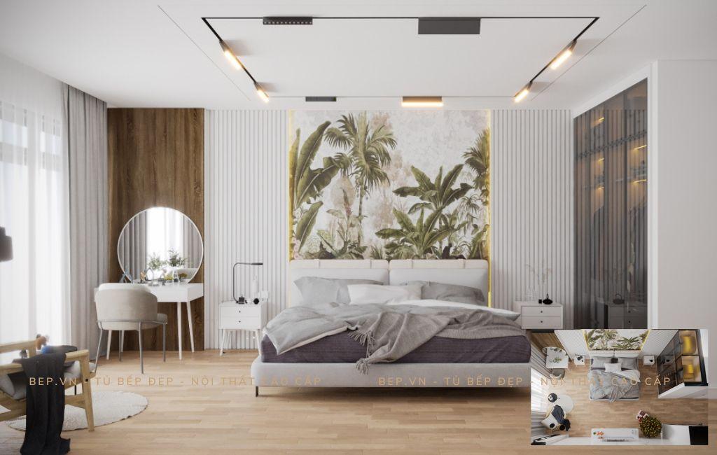 Thiết kế phòng ngủ biệt thự