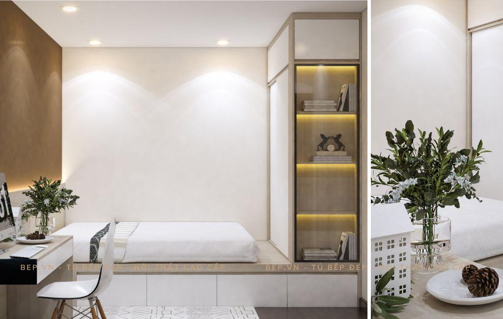 Thiết kế phòng ngủ căn hộ studio