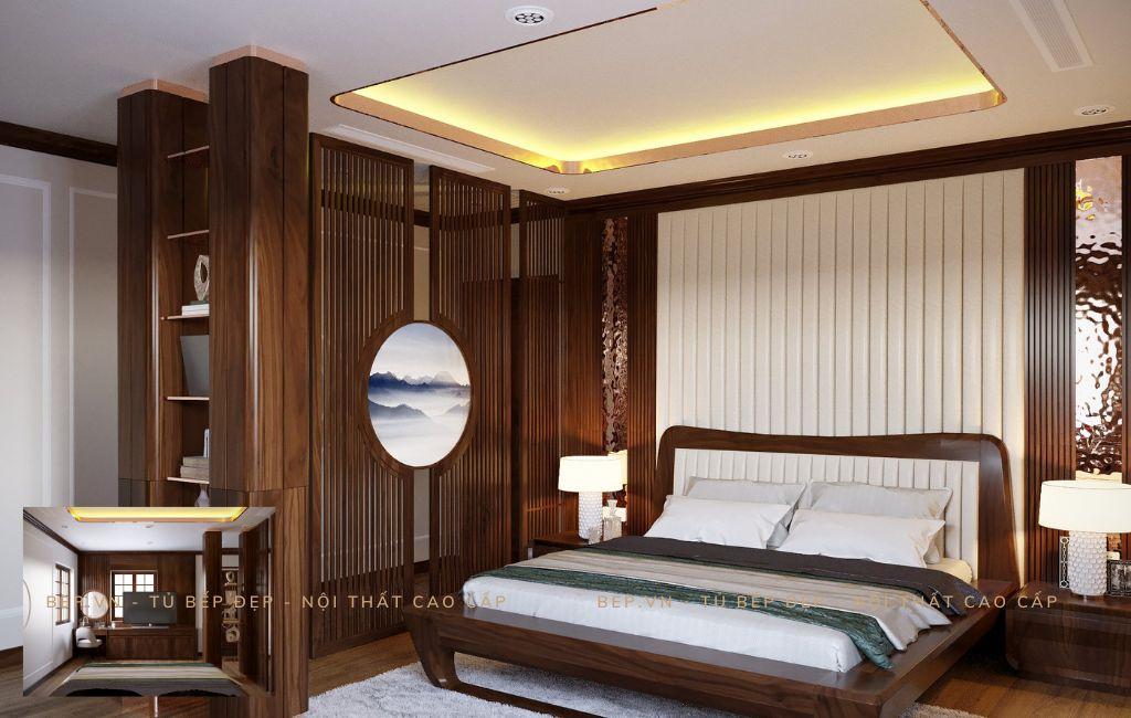 Phòng ngủ cổ điển trong biệt thự