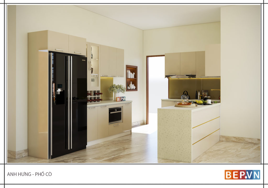 Ý tưởng thiết kế tủ bếp đẹp cho nhà bếp nhỏ