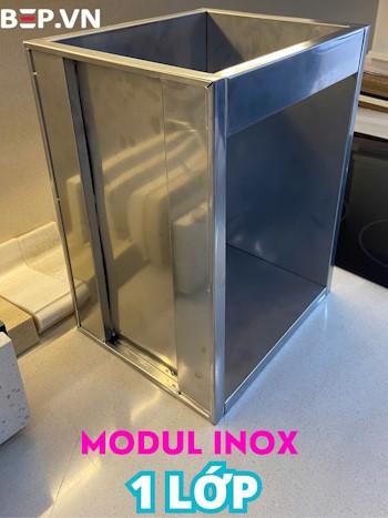 Modul inox 1 lớp sơn tĩnh điện Bep.vn Tủ bếp inox modul 1 lớp sơn tĩnh điện thẩm mỹ cao tại Bep.vn