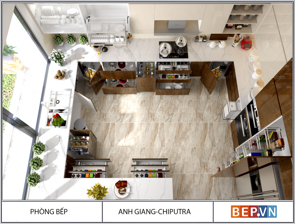 Những phụ kiện tủ bếp không thể thiếu trong gia đình