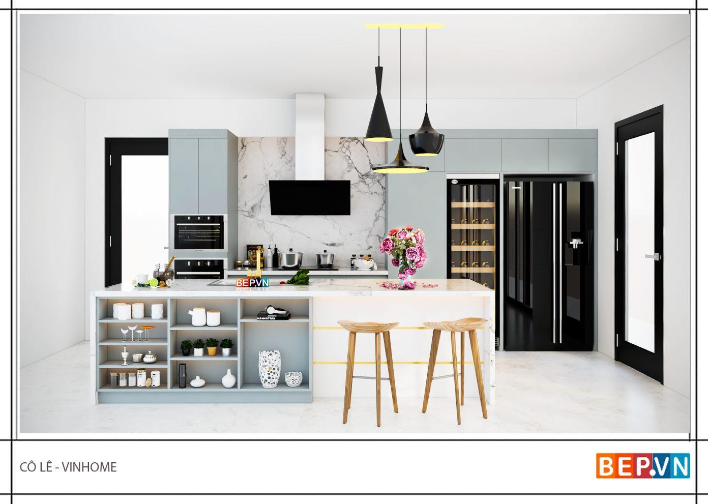 Ở đâu thiết kế tủ bếp đẹp tại Hà Nội