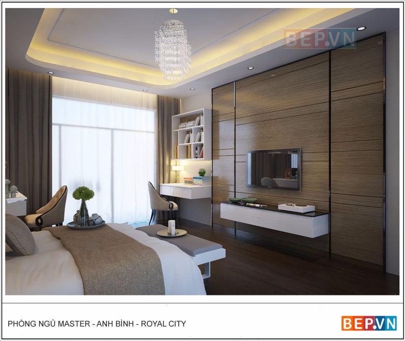 Thiết kế phòng ngủ nhà anh bình royal Thiết kế phòng ngủ nhà anh bình royal