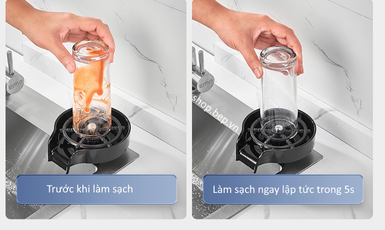 máy rửa cốc ly thông minh