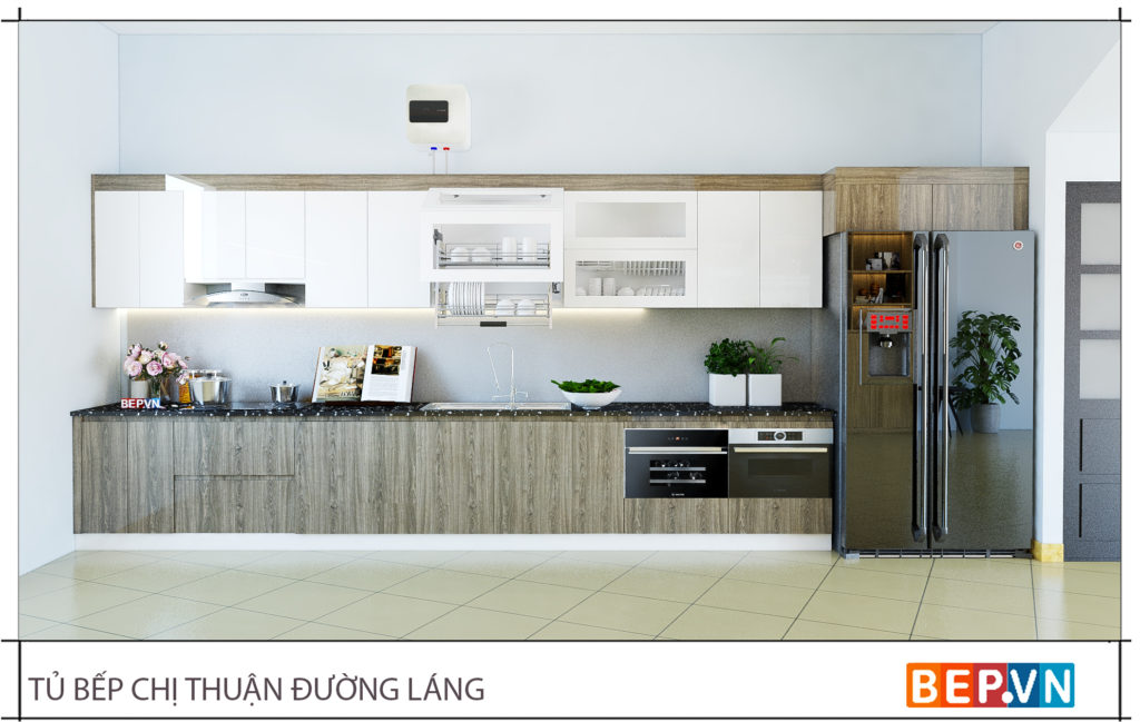 Các phụ kiện phổ biến cho tủ bếp trên