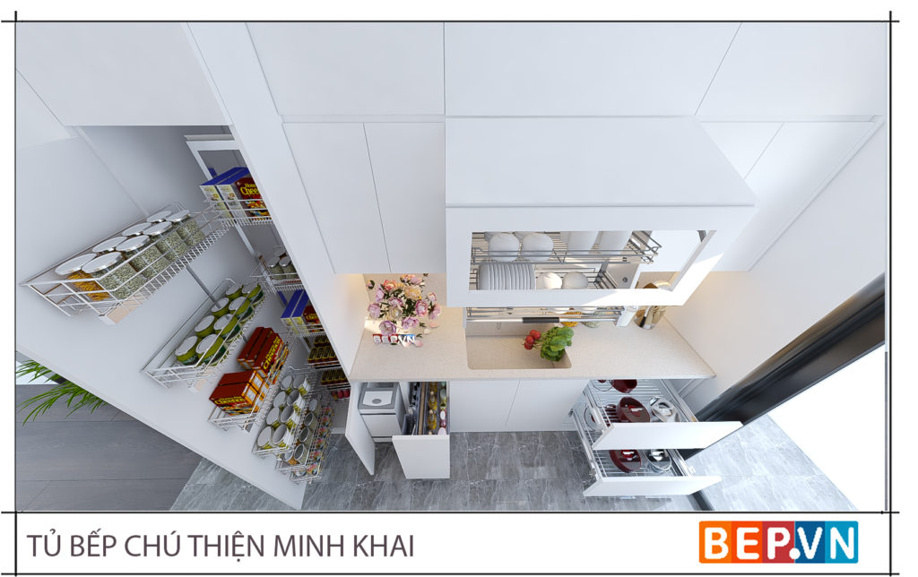 Vai trò quan trọng của phụ kiện tủ bếp thông minh