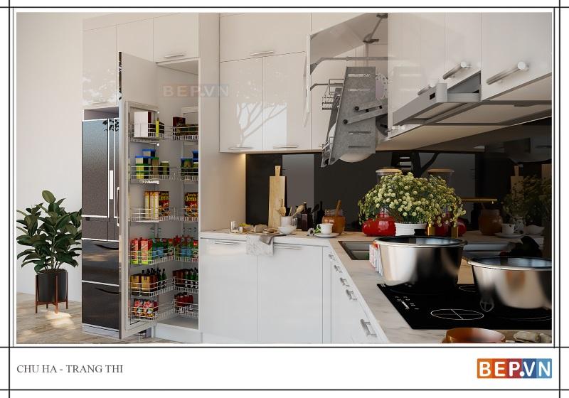 Tay nâng Blum chính hãng cho tủ bếp